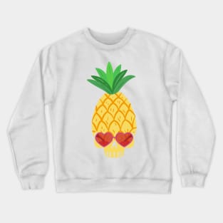 Skull Pineapple Aloha Hawaii Hawaiian Funny Crewneck Sweatshirt